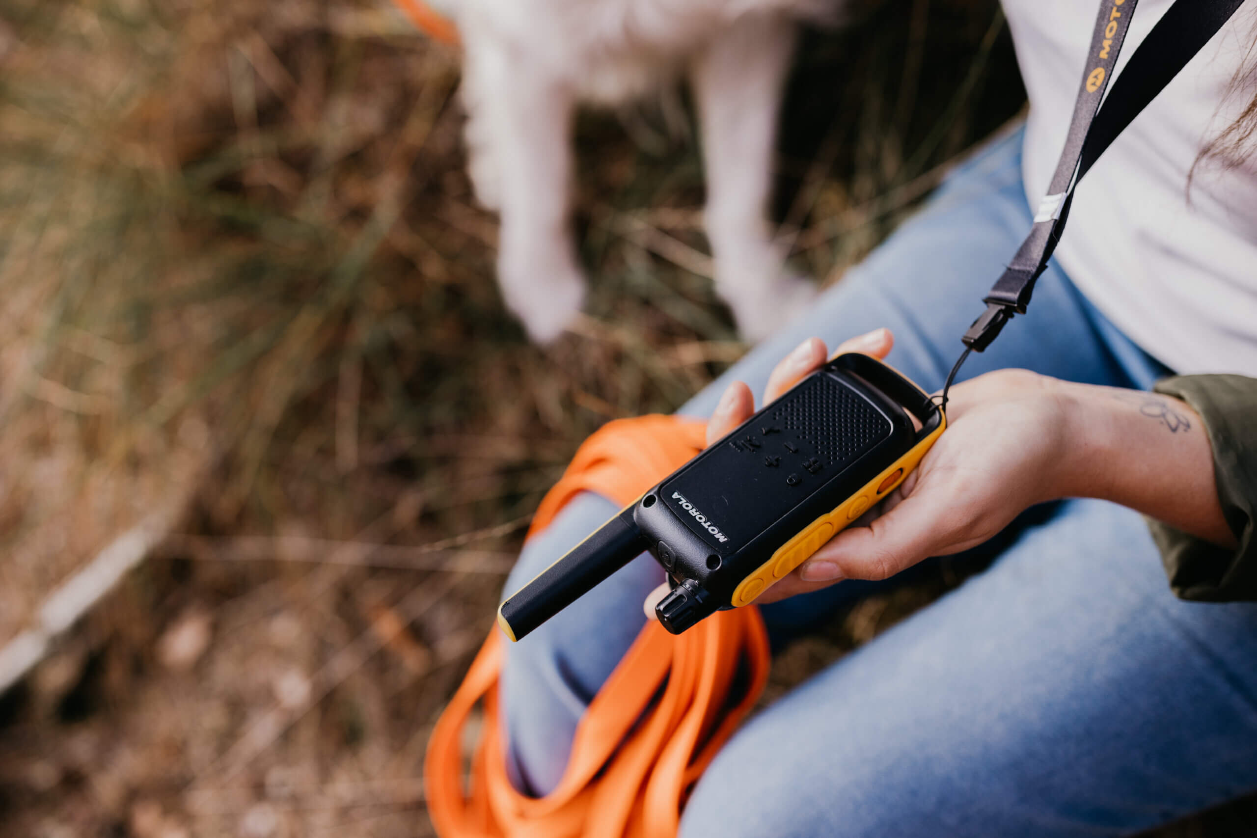 speuren met je hond - walkietalkies